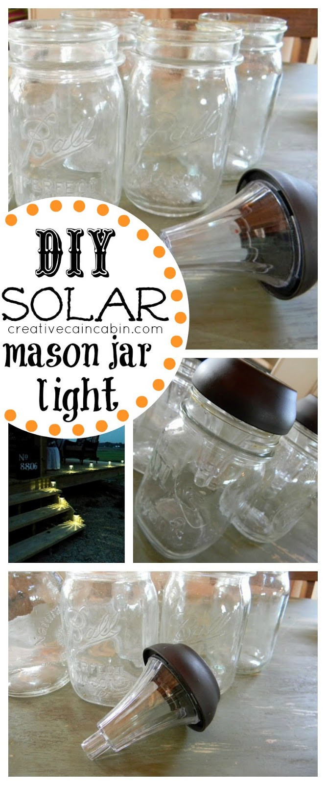 DIY Mason Jar Outdoor Lights
 DIY Mason Jar Solar Lamps DIY for Life