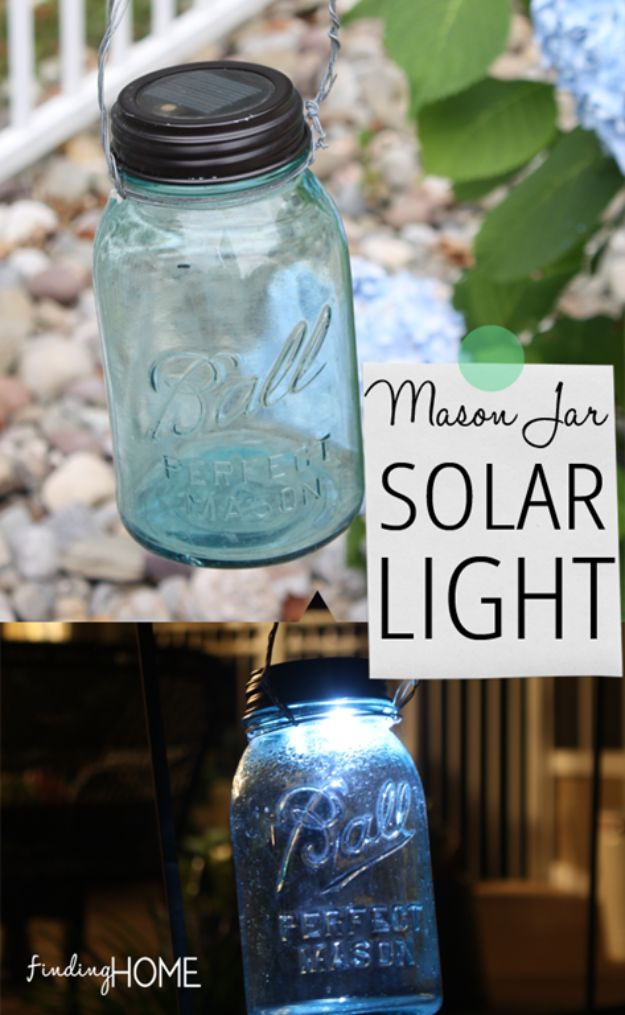 DIY Mason Jar Outdoor Lights
 41 DIY Outdoor Lighting Ideas
