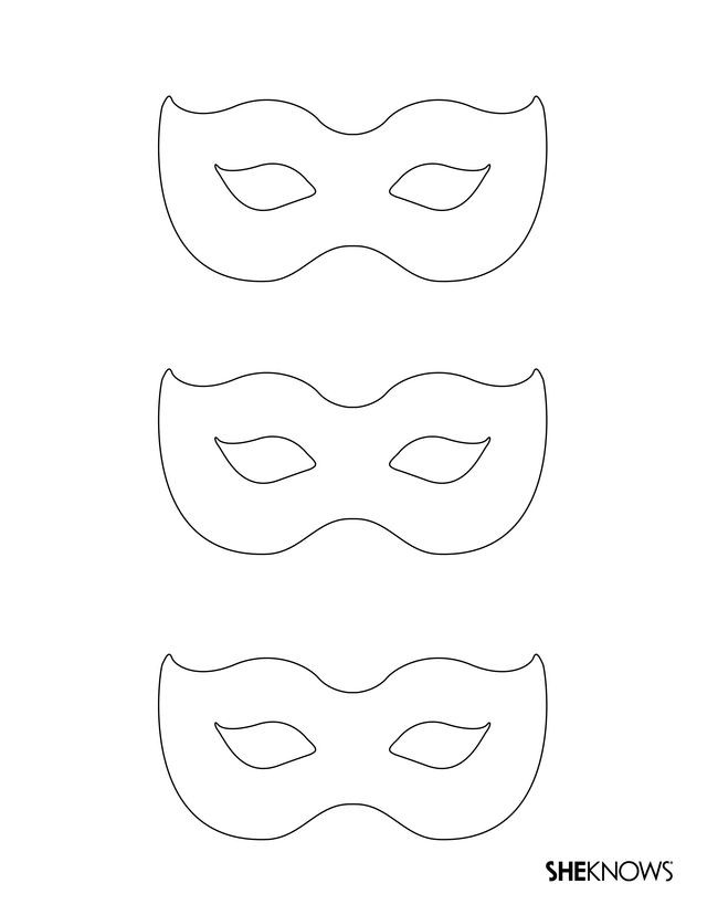 DIY Masquerade Mask Template
 free printable masquerade masks Babylon Yahoo Search