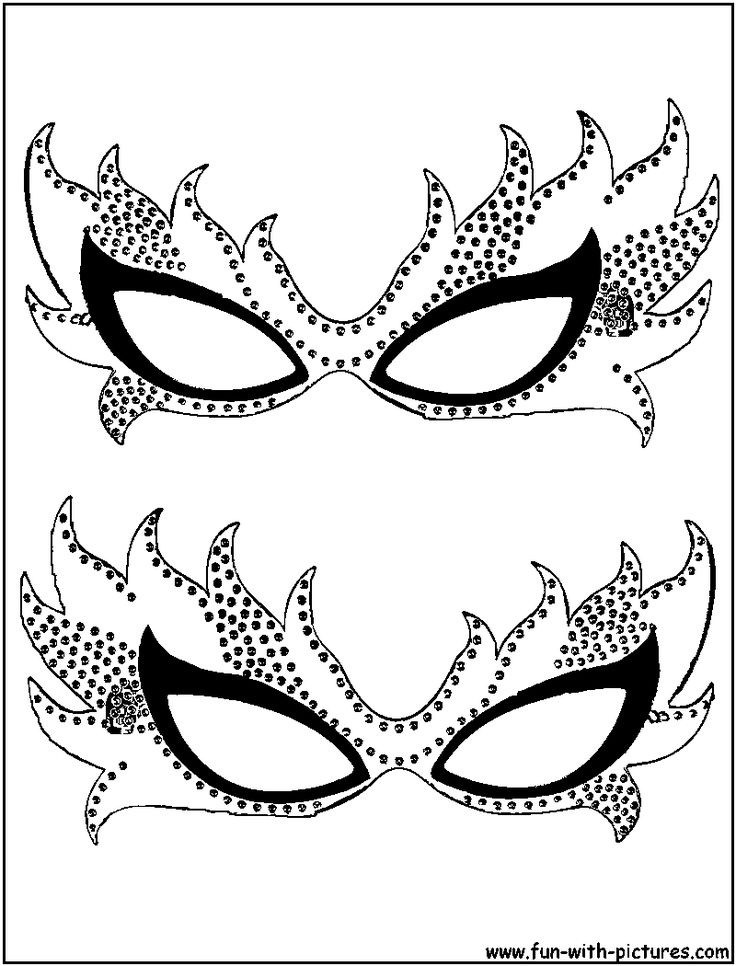 DIY Masquerade Mask Template
 Masquerade Mask Template
