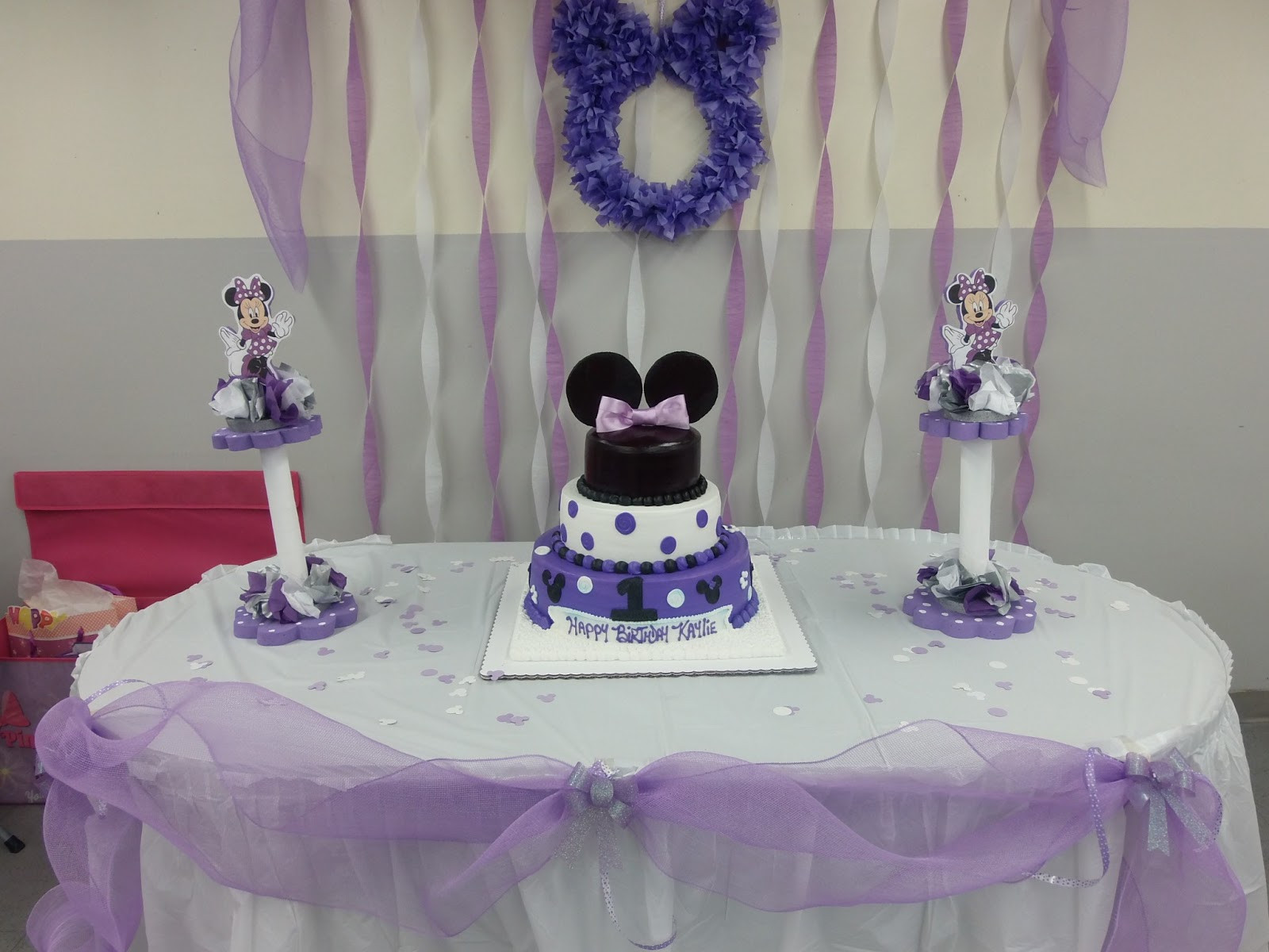 Diy Minnie Mouse Birthday Decorations
 Living life backwards DIY Minnie Mouse decorations