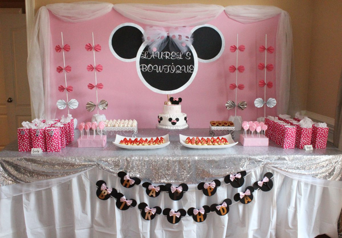Diy Minnie Mouse Birthday Decorations
 DIY Minnie Mouse Birthday Party DIY Bucket List