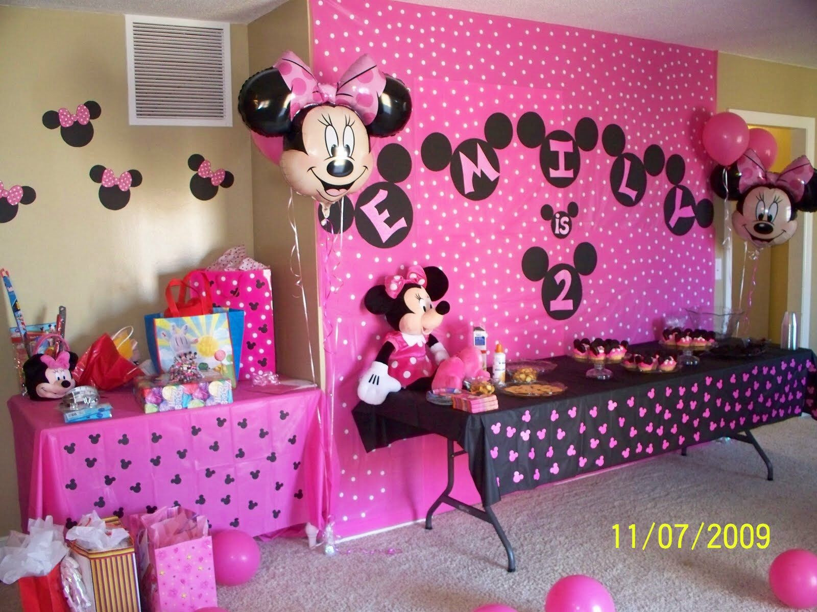 Diy Minnie Mouse Birthday Decorations
 Homemade decorations Homemade stuff in 2019