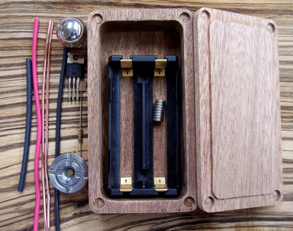 DIY Mod Kit
 Wood Mod Box Kit Enclosure DIY Mosfet Hammond 1590g