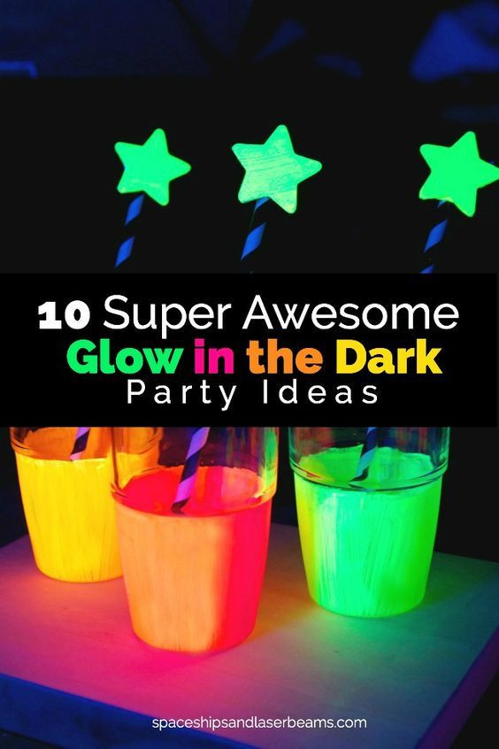 DIY Neon Party Decorations
 10 Super Awesome Glow in the Dark Party Ideas