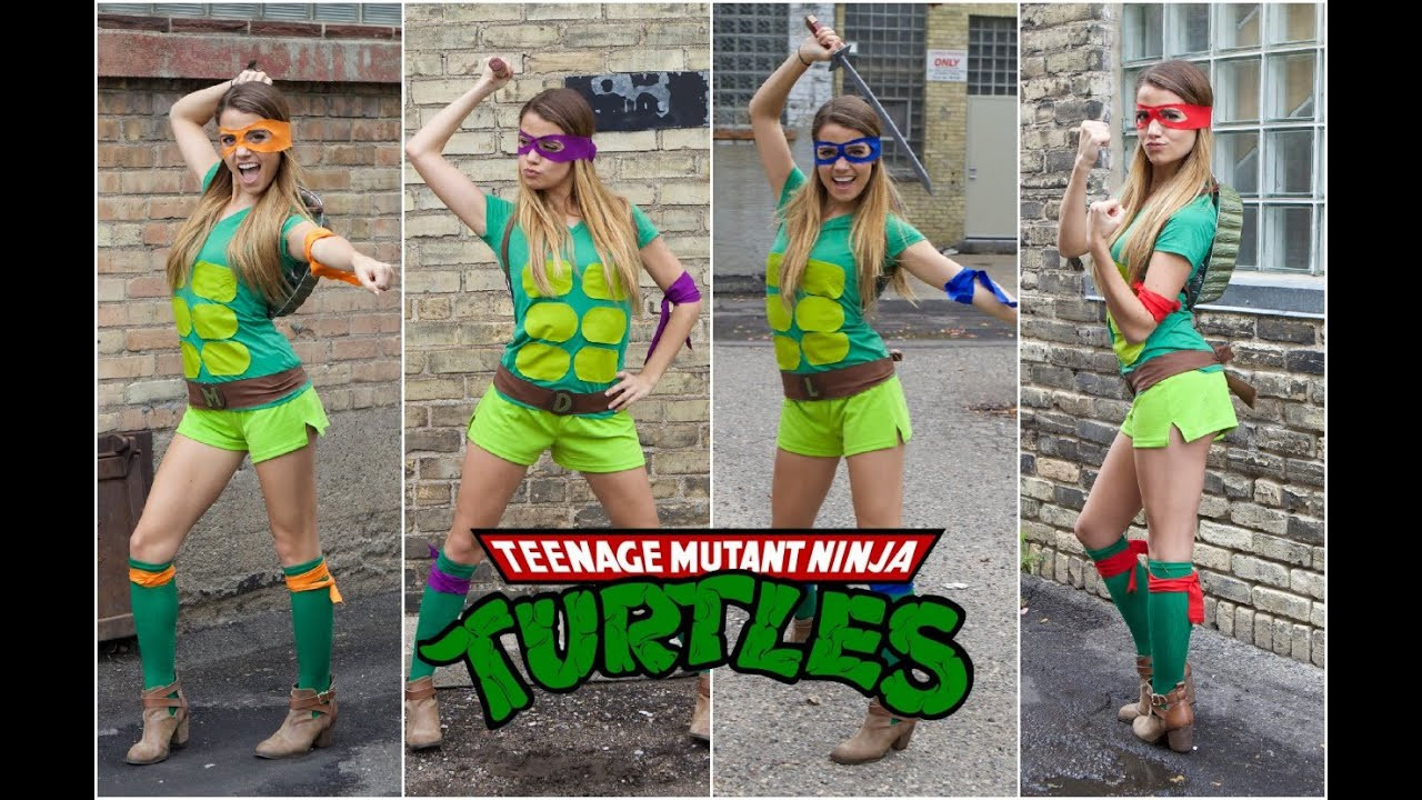 DIY Ninja Turtle Mask
 Teenage Mutant Ninja Turtle DIY Halloween Costume