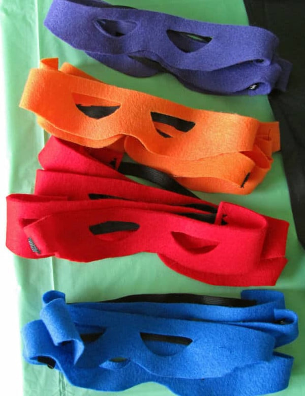 DIY Ninja Turtle Mask
 30 Teenage Mutant Ninja Turtle Party Ideas Pretty My