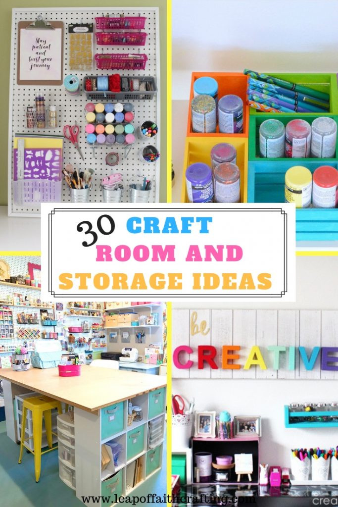 DIY Organize Room
 Organizing Craft Supplies 30 Craft Room Storage Ideas