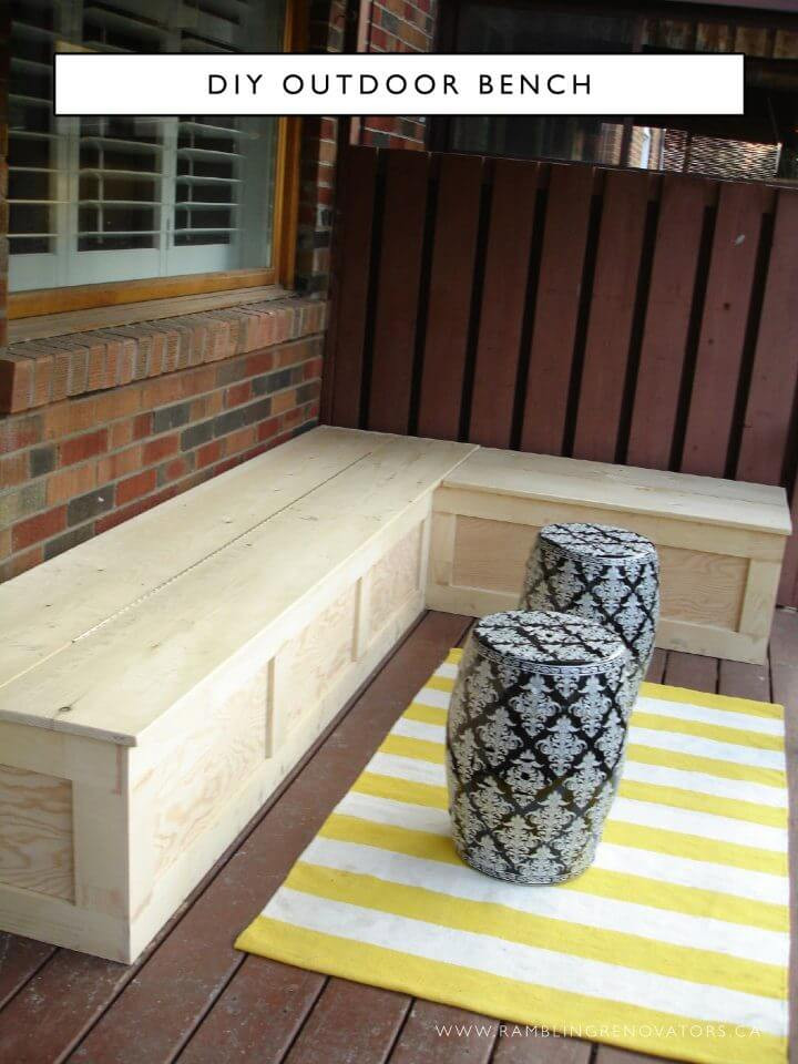 DIY Outdoor Bench Seats
 75 Ultimate DIY Outdoor Bench Plans ⋆ DIY Crafts