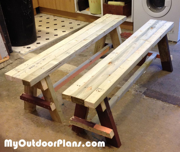 DIY Outdoor Bench Seats
 DIY Bench Seat MyOutdoorPlans