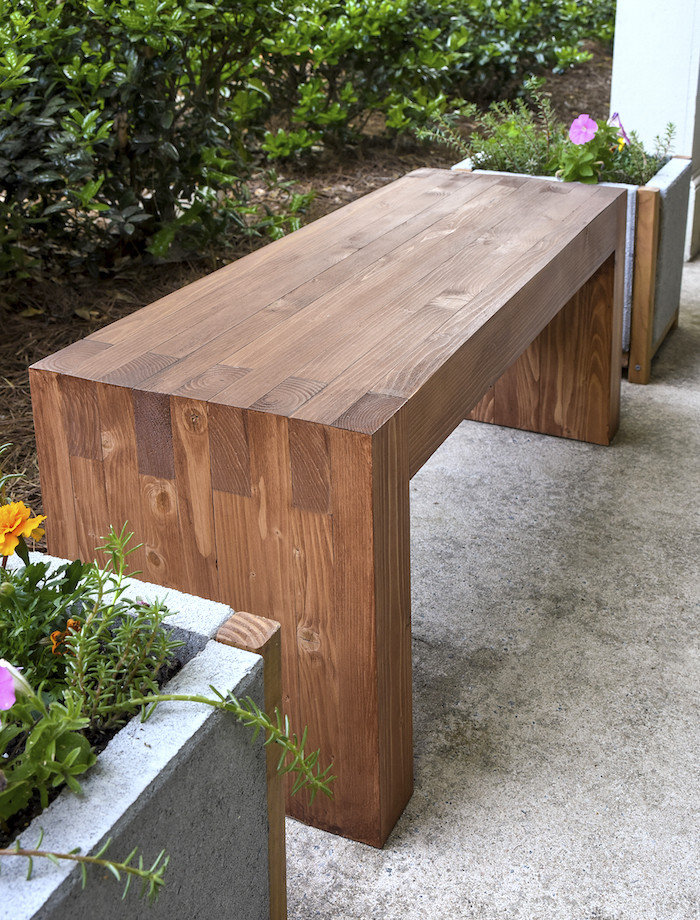 DIY Outdoor Bench Seats
 DIY How to Make Outdoor Bench Quiet Corner