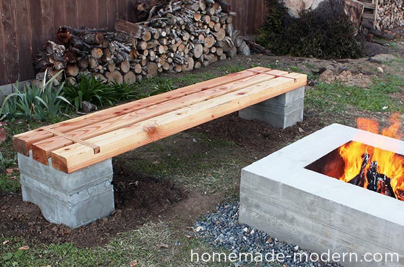 DIY Outdoor Concrete Table
 HomeMade Modern DIY Outdoor Concrete Bench 14 Steps with