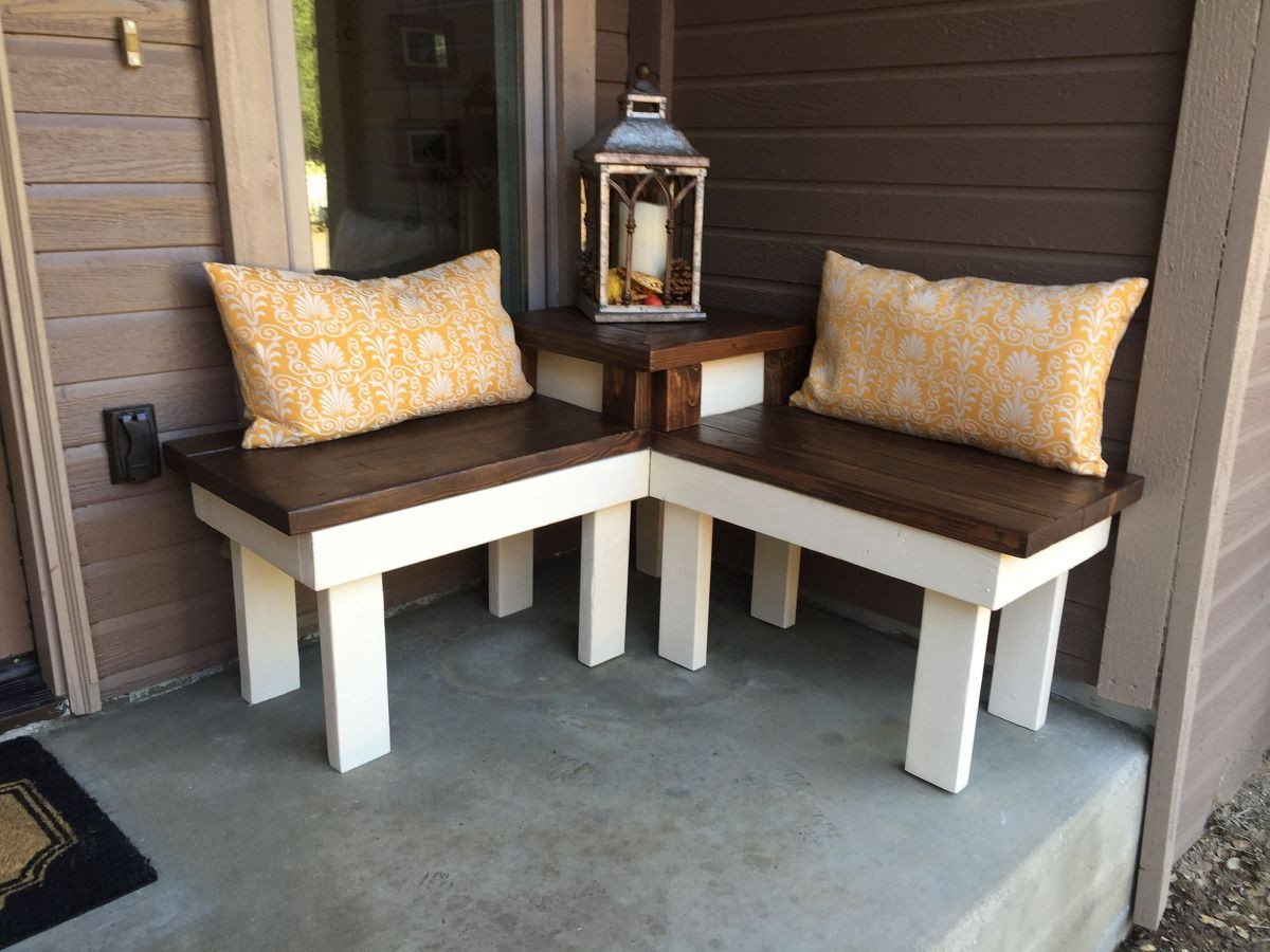 DIY Outdoor Corner Bench
 Hometalk