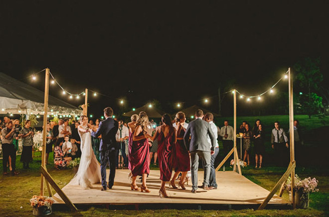 DIY Outdoor Dance Floor
 15 Fabulous & Unique Wedding Dance Floor Ideas