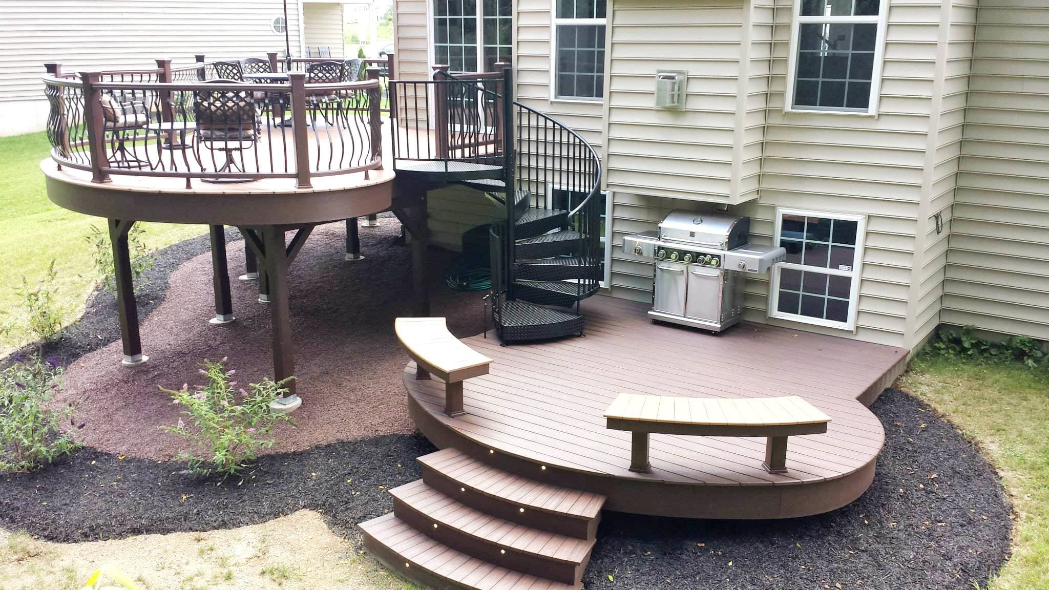 DIY Outdoor Deck
 Five Weekend DIY Deck Projects Salter Spiral Stair
