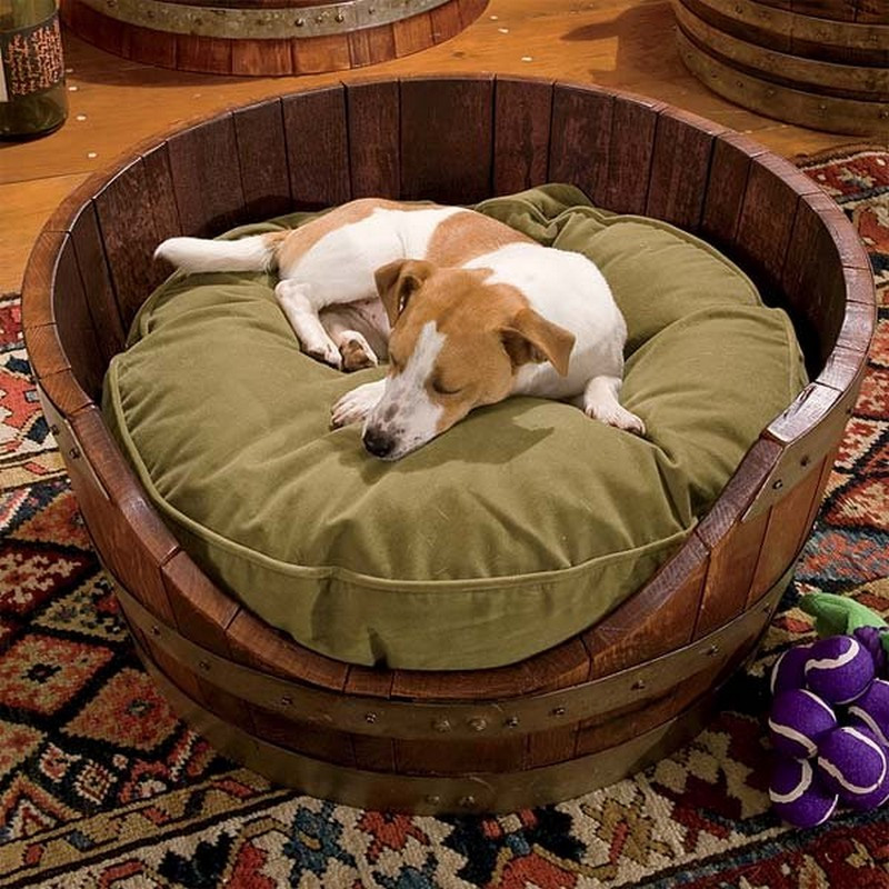 DIY Outdoor Dog Bed
 10 Stunning DIY Ideas How To Reuse Old Wine Barrels