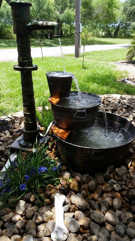 DIY Outdoor Fountains
 76 Backyard and Garden Waterfall Ideas