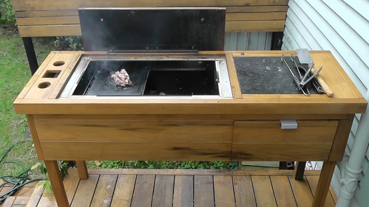 DIY Outdoor Grills
 Homemade BBQ Build DIY Wood Charcoal Barbecue Part 1