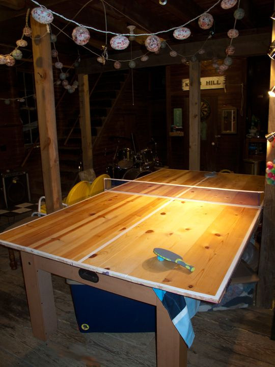 DIY Outdoor Ping Pong Table
 Homemade Ping Pong Table For the Home
