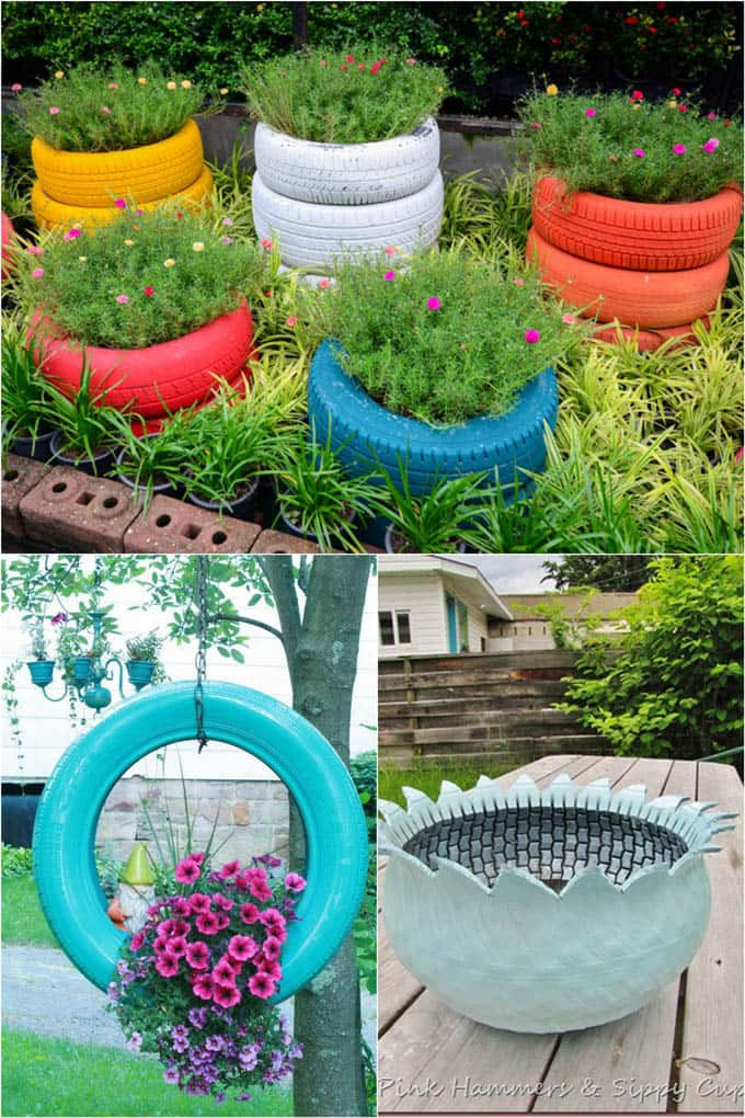 DIY Outdoor Planters
 35 Creative DIY Planter Tutorials How To Turn Anything