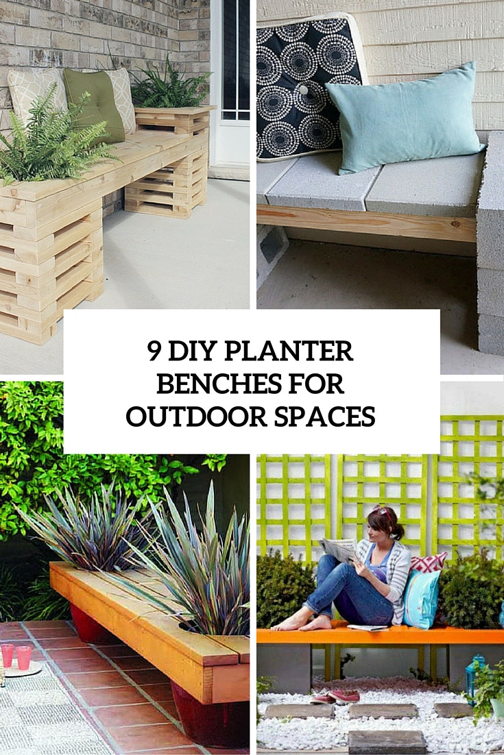 DIY Outdoor Space
 9 DIY Planter Benches For Your Outdoor Spaces Shelterness
