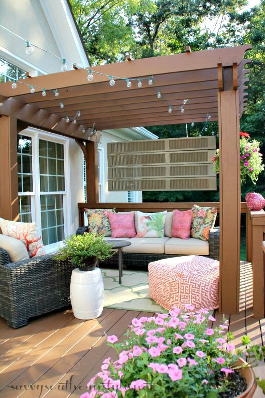 DIY Outdoor Space
 Savvy Southern Style My Outdoor Room The Deck Reveal