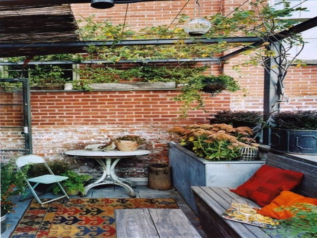 DIY Outdoor Space
 Small terrace design ideas diy rustic outdoor living