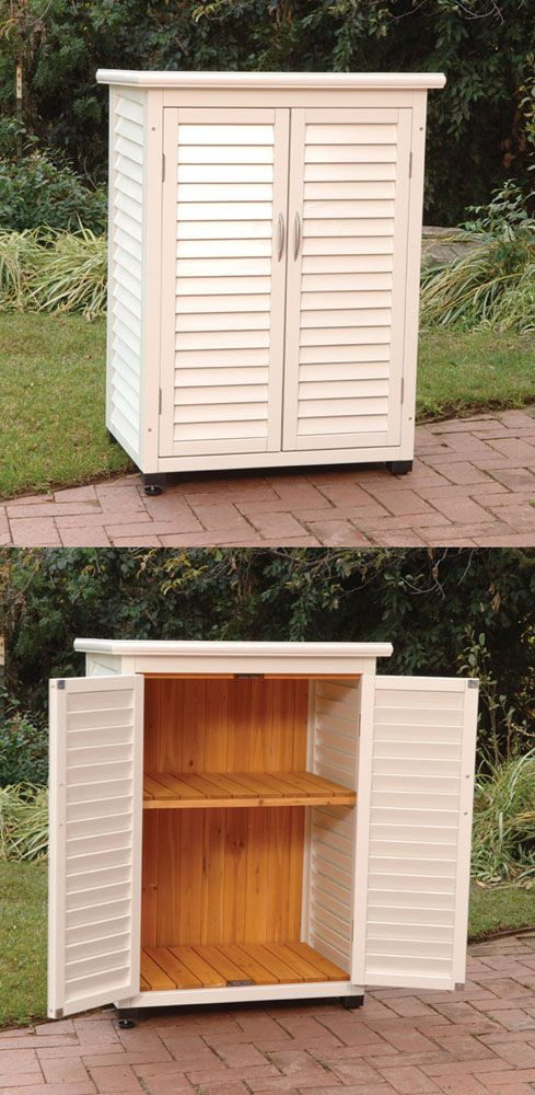DIY Outdoor Storage Cabinet
 The 25 best Outdoor shoe storage ideas on Pinterest