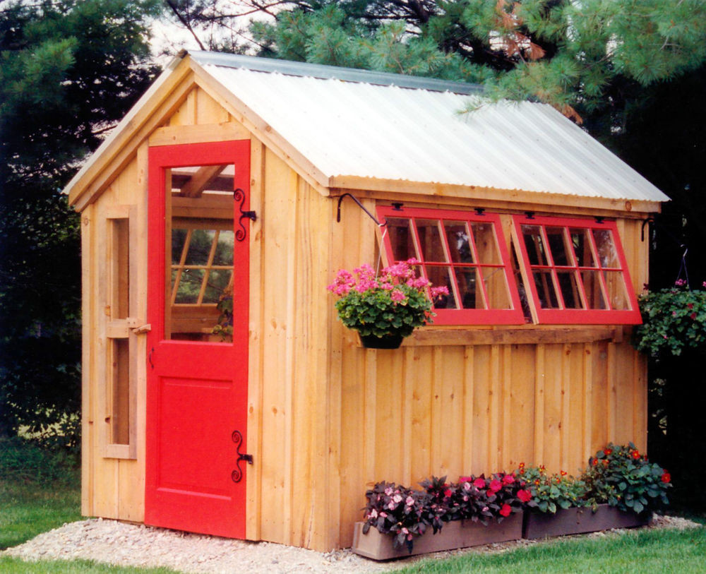 DIY Outdoor Storage Shed
 DIY PLANS 6 x 8 Greenhouse Storage Shed Garden Tool
