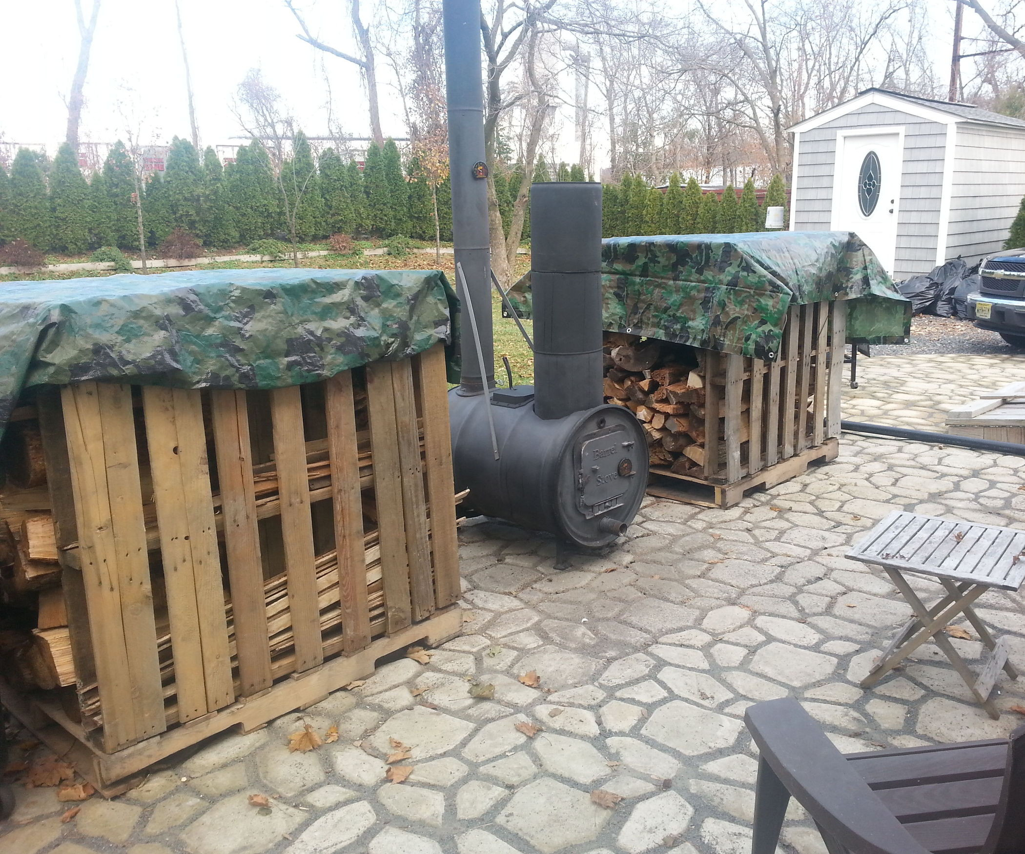 DIY Outdoor Stove
 DIY Barrel Stove Outdoor Furnace 5