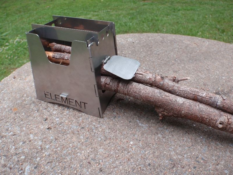 DIY Outdoor Stove
 Element Wood burning Stove lightweight for backpacking