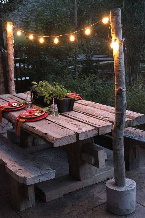 DIY Outdoor String Lights
 10 Outdoor Lighting Ideas for Your Garden Landscape 5 Is