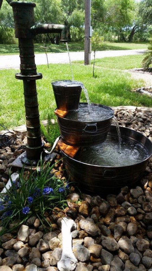 DIY Outdoor Water Features
 35 Amazing Outdoor Garden Water Fountains Ideas GoWritter