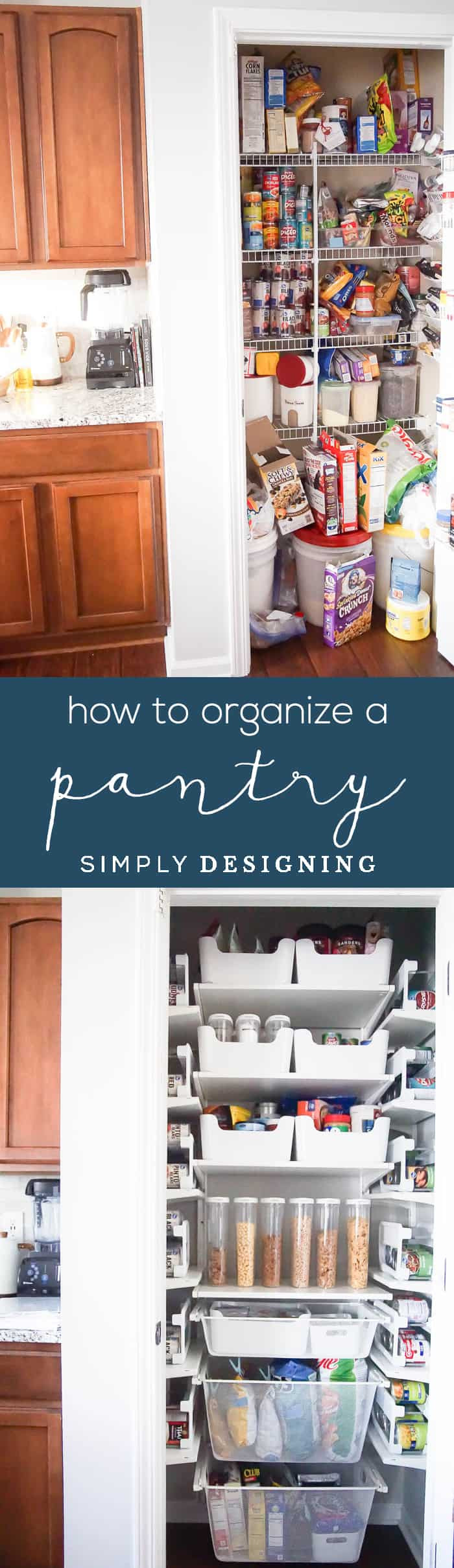 DIY Pantry Organization
 How to Organize a Closet Under the Stairs & Pantry