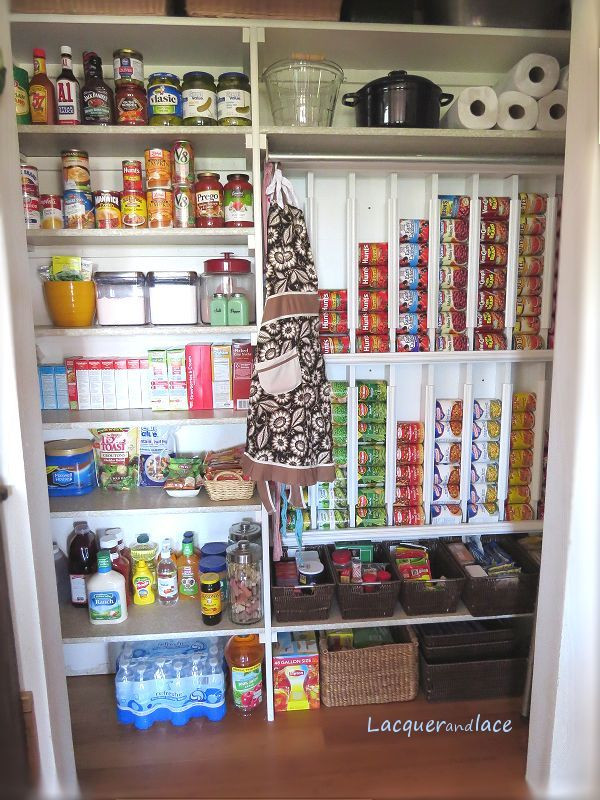 DIY Pantry Organization
 DIY Pantry Organization – Rotating Canned Food System