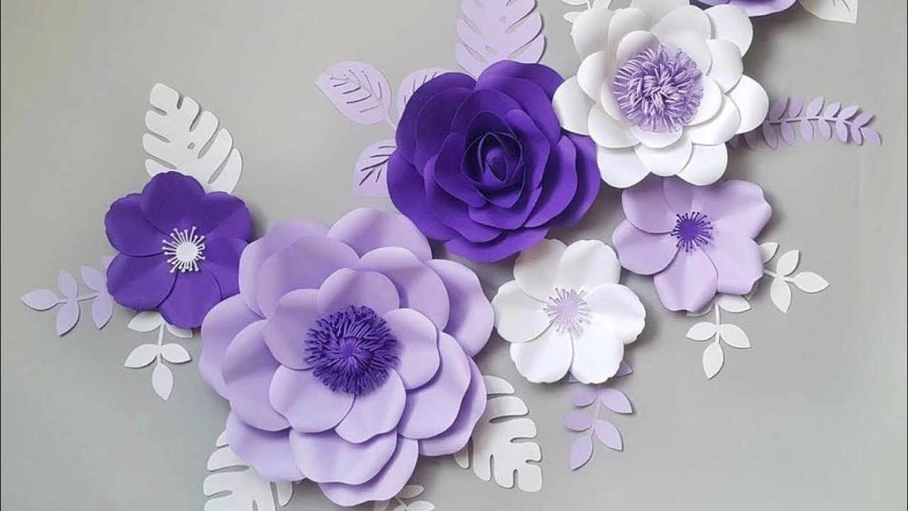 DIY Paper Flower Wall Decor
 DIY Paper Flower Step by Step