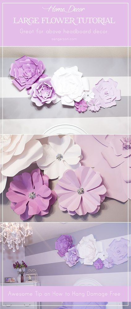 DIY Paper Flower Wall Decor
 Hometalk