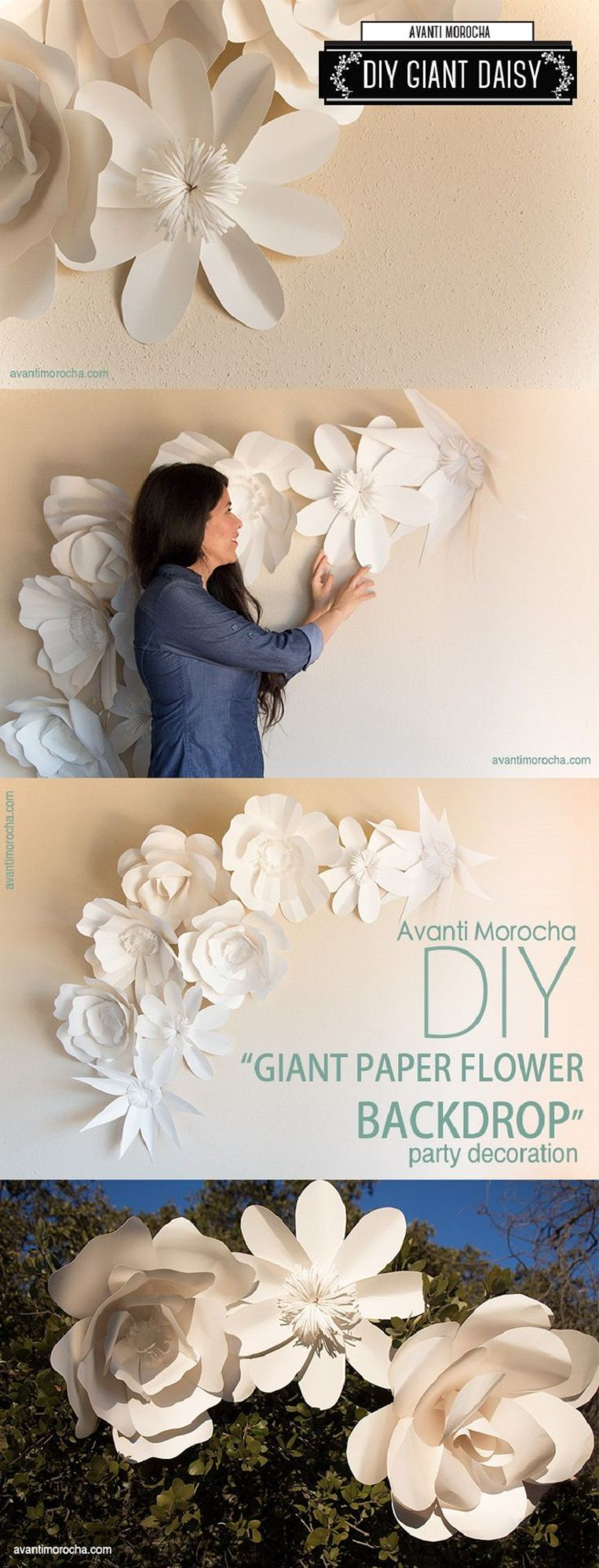 DIY Paper Flower Wall Decor
 15 Wonderful DIY Ideas For Your Living Room 7