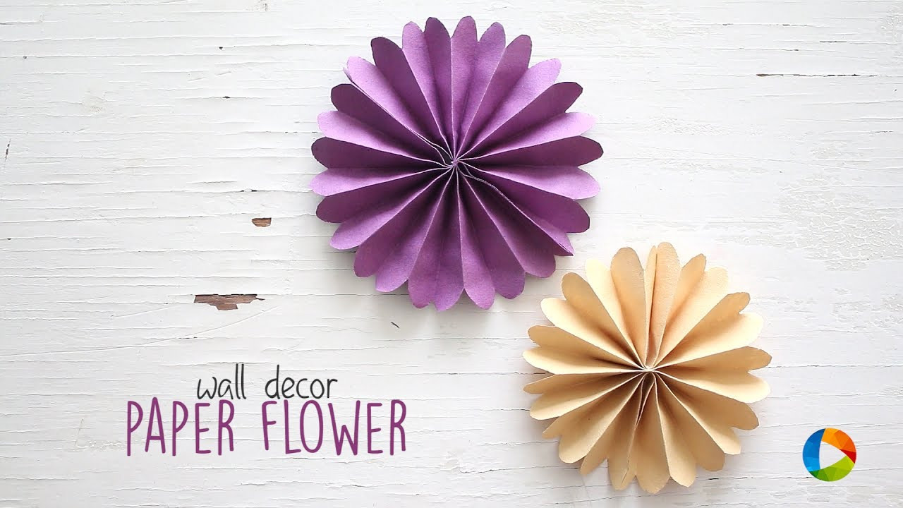 DIY Paper Flower Wall Decor
 DIY Wall Decor Paper Flowers