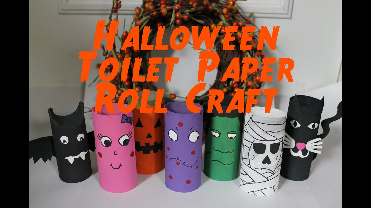 DIY Paper Halloween Decorations
 DIY Halloween Decorations Recycled Toilet Paper Roll