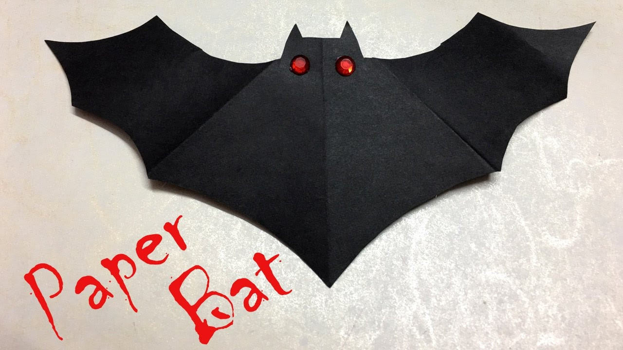 DIY Paper Halloween Decorations
 DIY Halloween Decorations Paper Bat