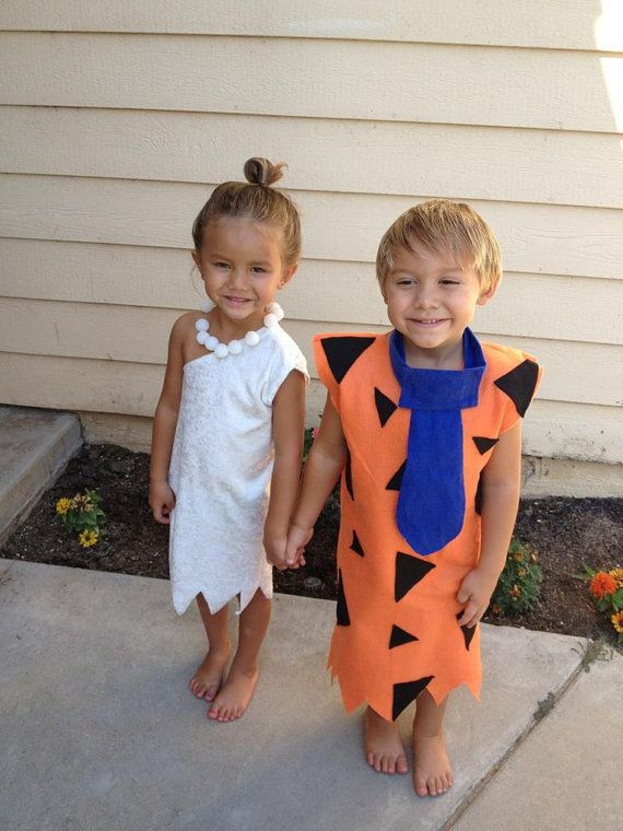 DIY Pebbles Costume
 fred costume Flintstone costumes toddler boy