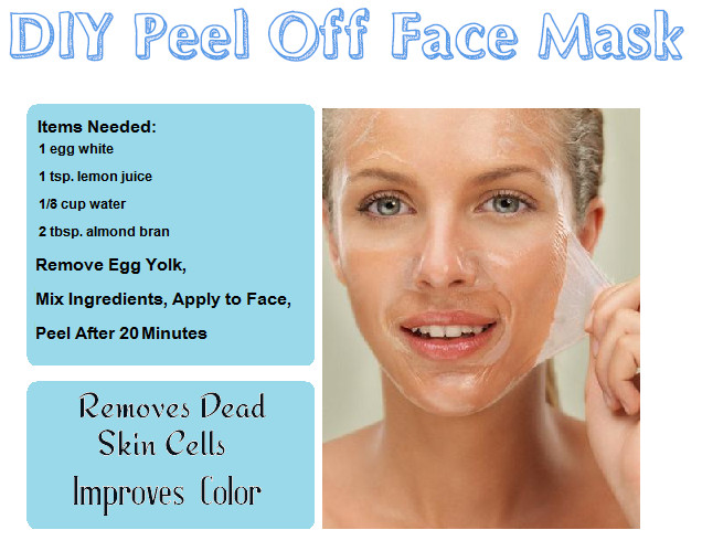 DIY Peel Off Face Mask For Blackheads
 DIY Citrus Peel f Face Mask