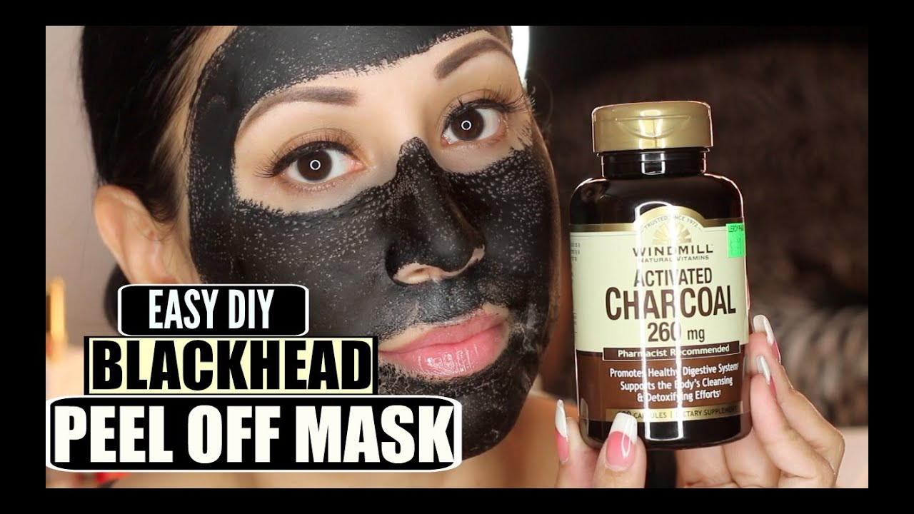 DIY Peel Off Face Mask For Blackheads
 Easy DIY Blackhead Remover Peel f Mask Peeling off