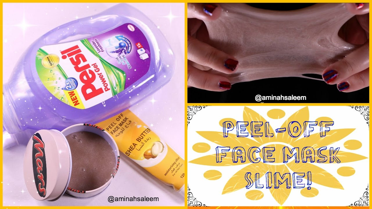 DIY Peel Off Face Mask With Glue
 DIY No Glue Slime using peel off face mask 2 ingre nts