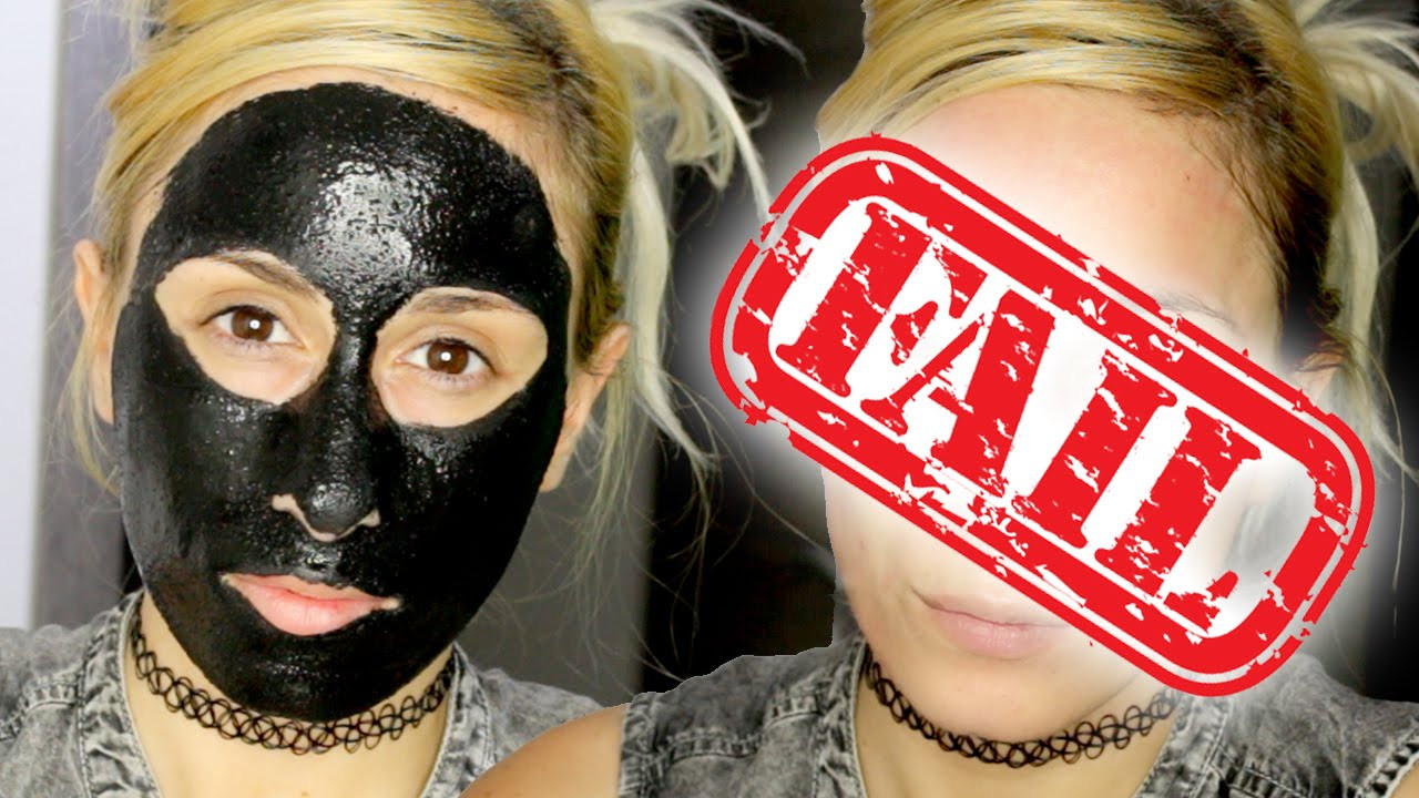 DIY Peel Off Face Mask With Glue
 DIY Charcoal & Glue Blackhead Remover Face Peel f Mask