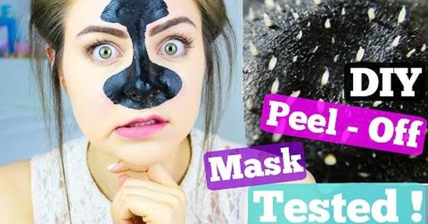 DIY Peel Off Face Mask With Glue
 Easy DIY Blackhead Remover Peel f Mask REMOVES