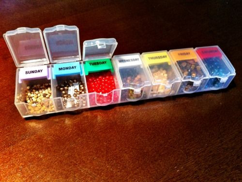DIY Pill Organizer
 7 Super Smart Ways to Use a Pill Organizer