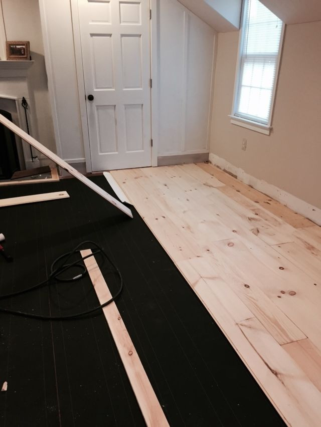 DIY Pine Plank Flooring
 DIY Unfinished Wide Pine Floors & Review