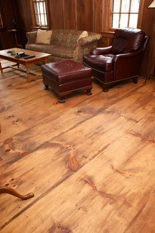 DIY Pine Plank Flooring
 How to create an antique looking floor using newly sawn